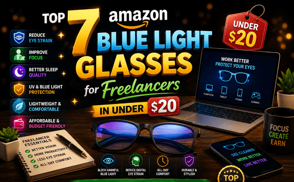 Top 7 Amazon Blue Light Glasses for Freelancers (2026 Review)