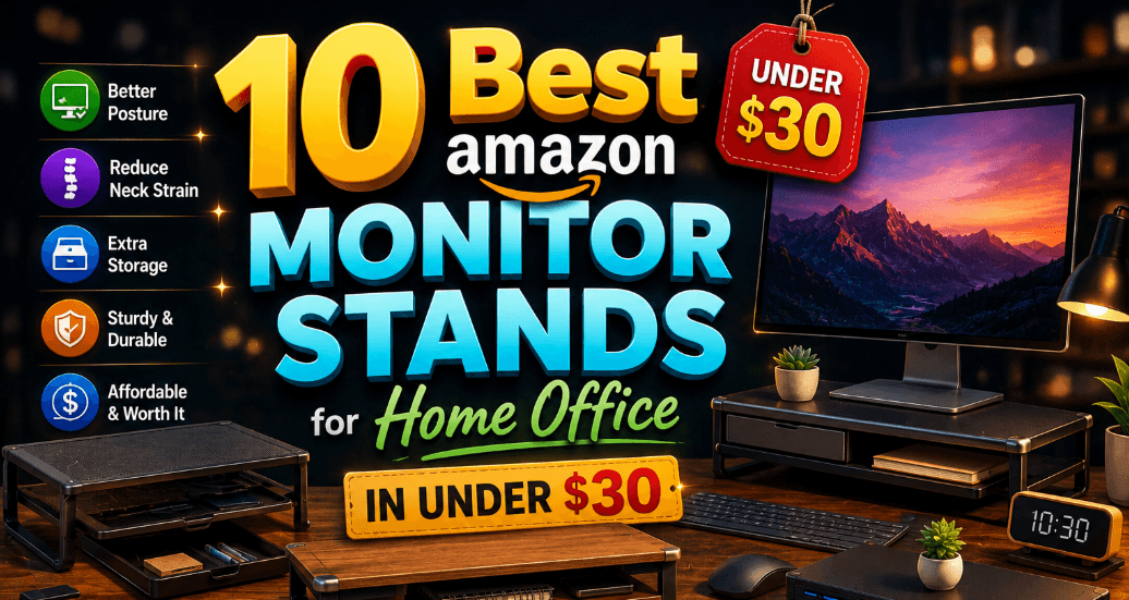 10 Best Amazon Monitor Stands for Home Office in Under 30$
