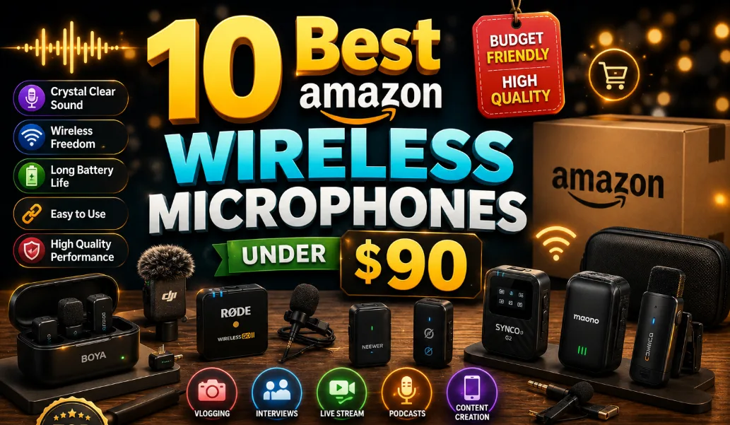 10 Best Amazon Wireless Microphones Under $90