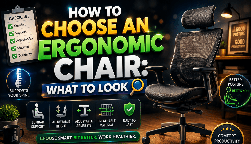 How to Choose an Ergonomic Chair: What to Look
