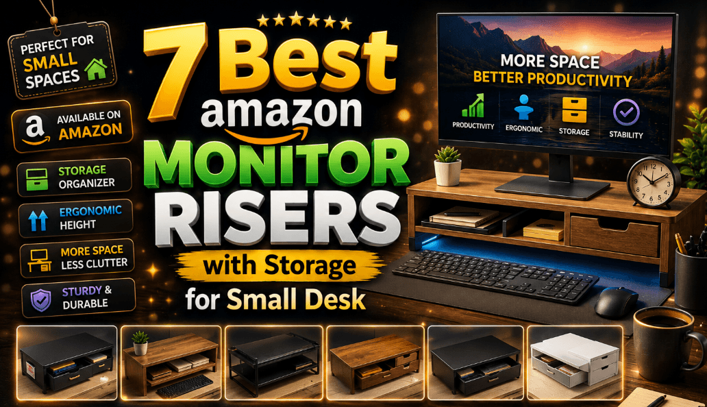 7 Best Amazon Monitor Risers with Storage for Small Desk (2026 Honest Review)
