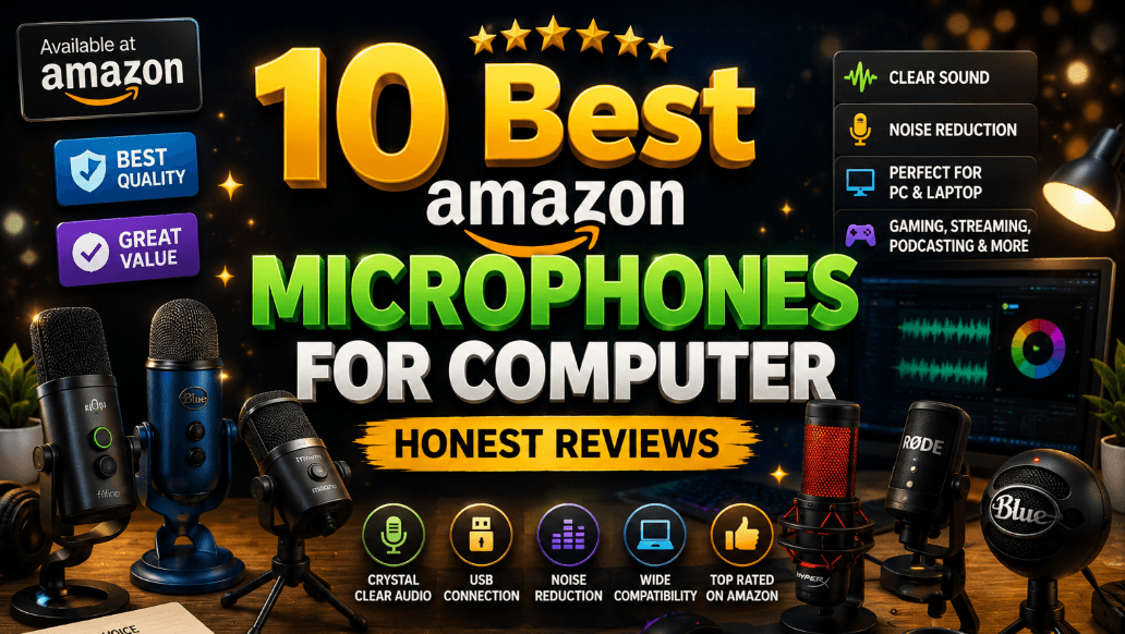 10 Best Amazon Microphones for Computer – Honest Reviews (2026)