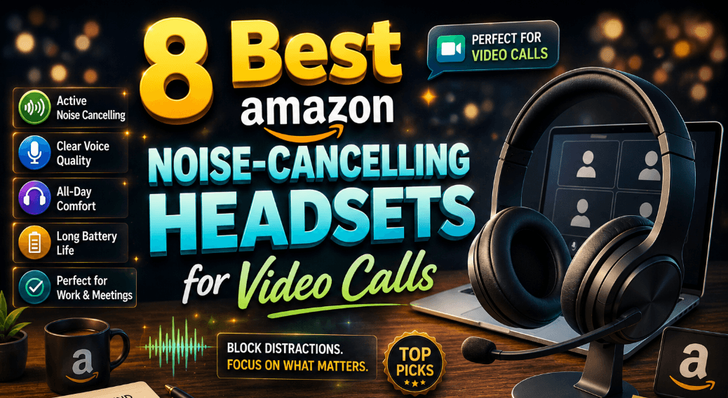 8 Best Amazon Noise-Cancelling Headsets for Video Calls
