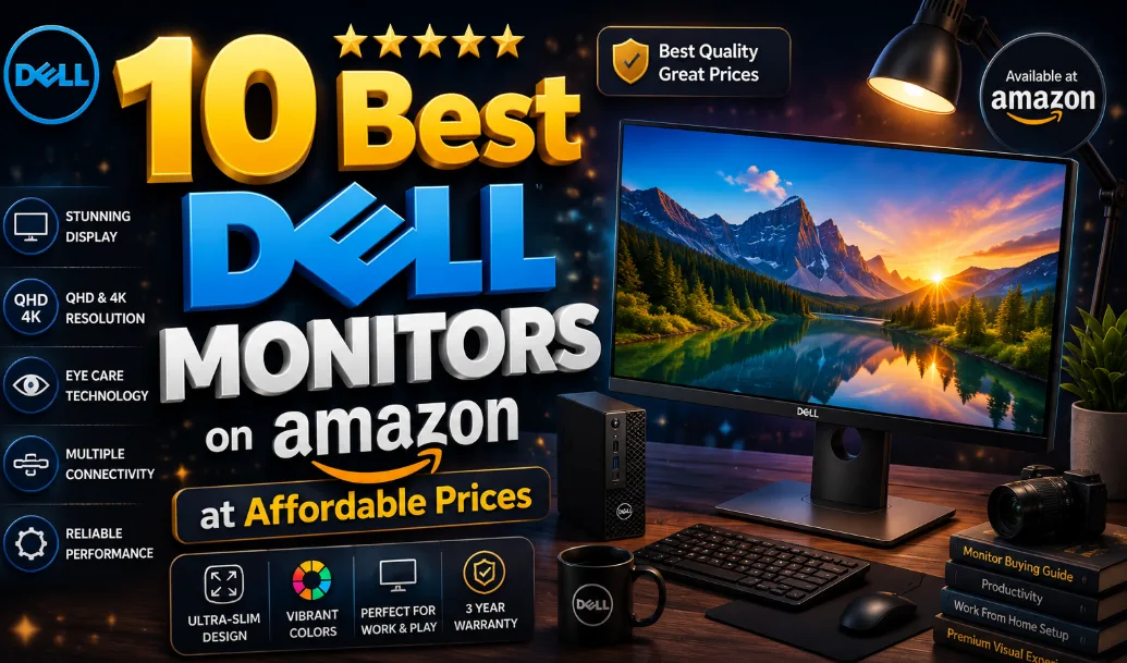 10 Best Dell Monitors on Amazon at Affordable Prices (2026 Buying Guide)
