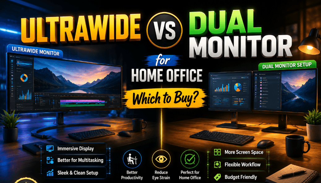 Ultrawide vs Dual Monitor for Home Office — Which to Buy?