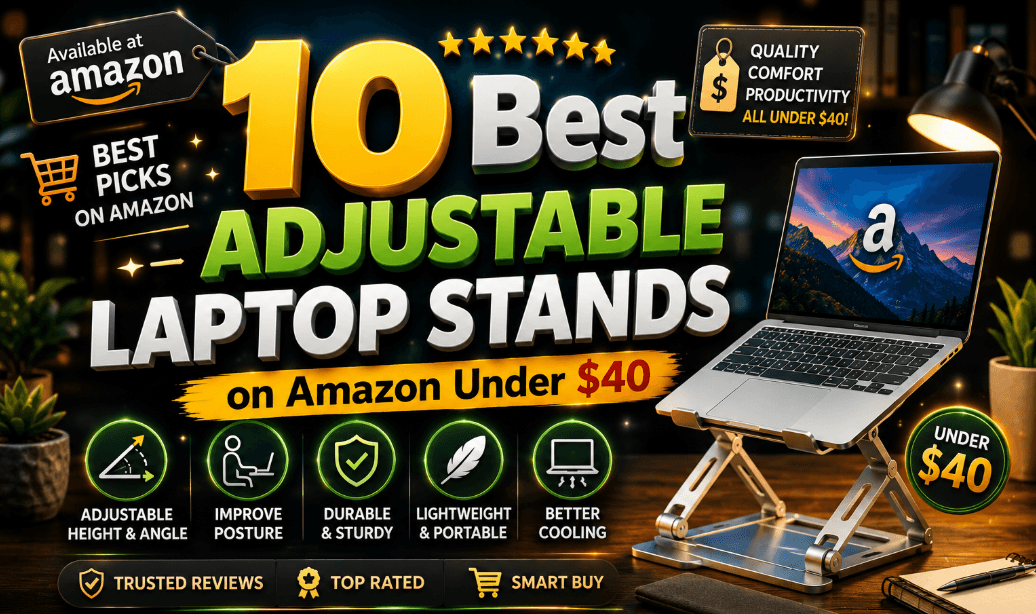 10 Best Adjustable Laptop Stands on Amazon Under $40