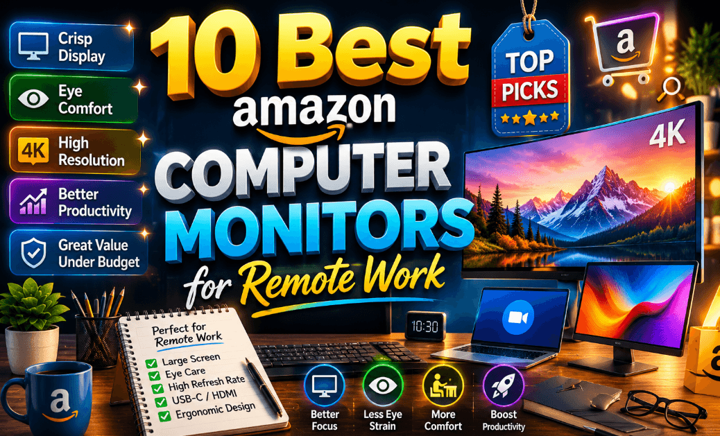 10 Best Amazon Computer Monitors for Remote Work in 2026
