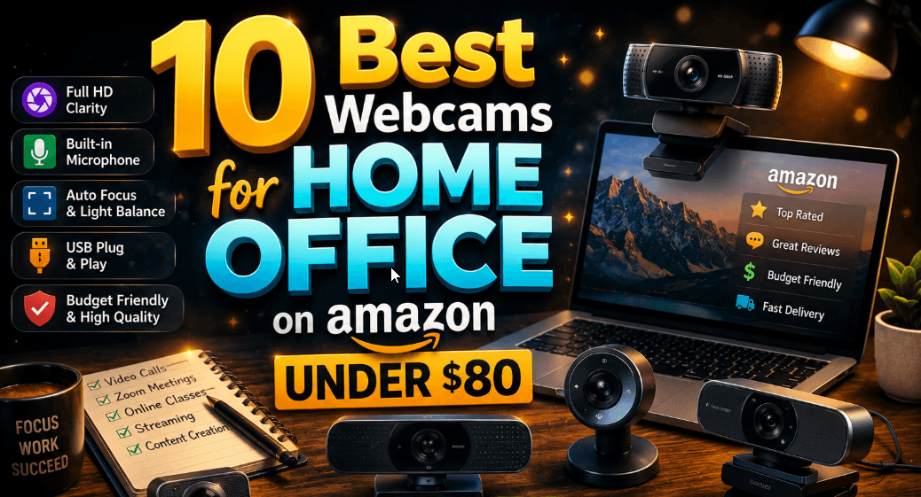 10 Best Webcams for Home Office on Amazon Under $80