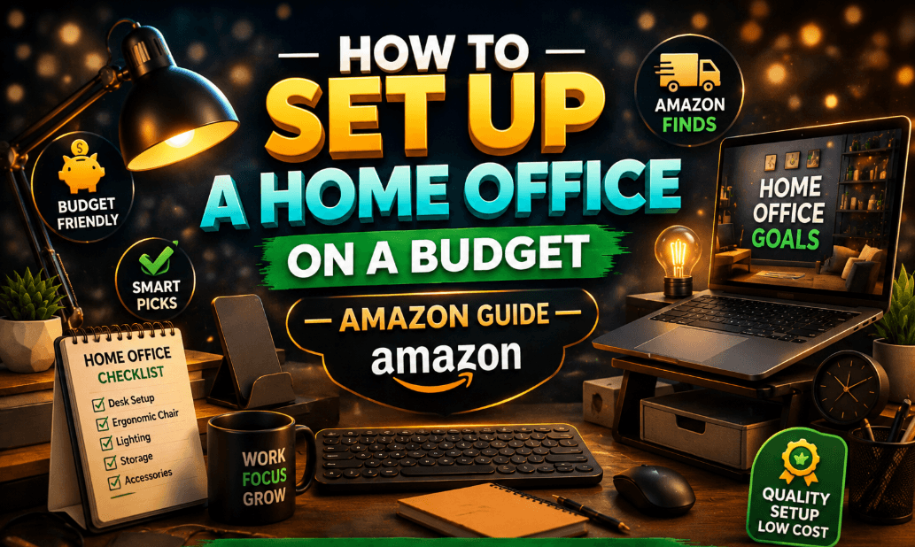 How to Set Up a Home Office on a Budget — Amazon Guide