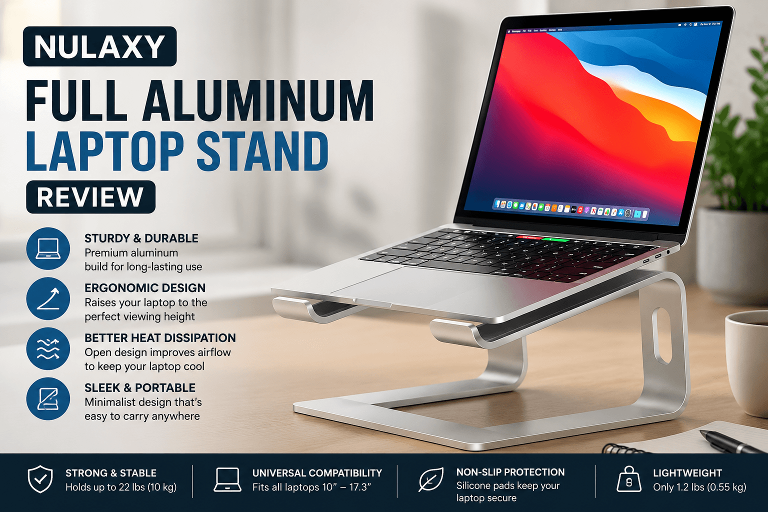 Nulaxy Full Aluminum Laptop Stand Review: Honest Verdict After Real-World Testing
