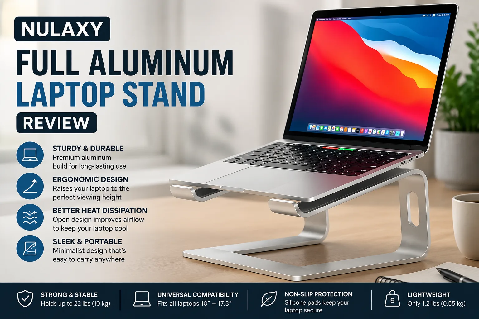 Nulaxy Full Aluminum Laptop Stand Review: Honest Verdict After Real-World Testing