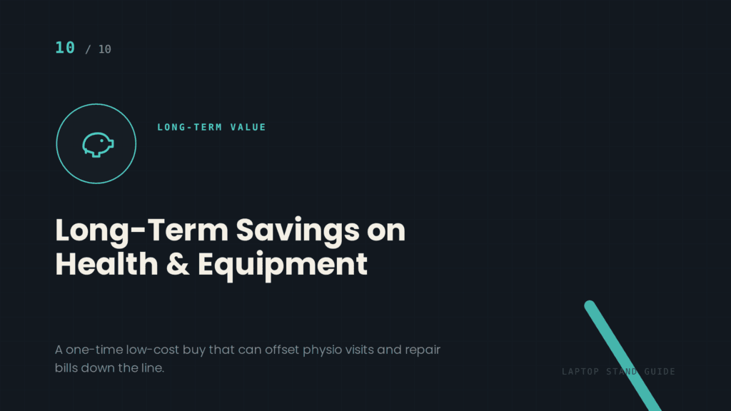 Long-Term Cost Savings on Health and Equipment