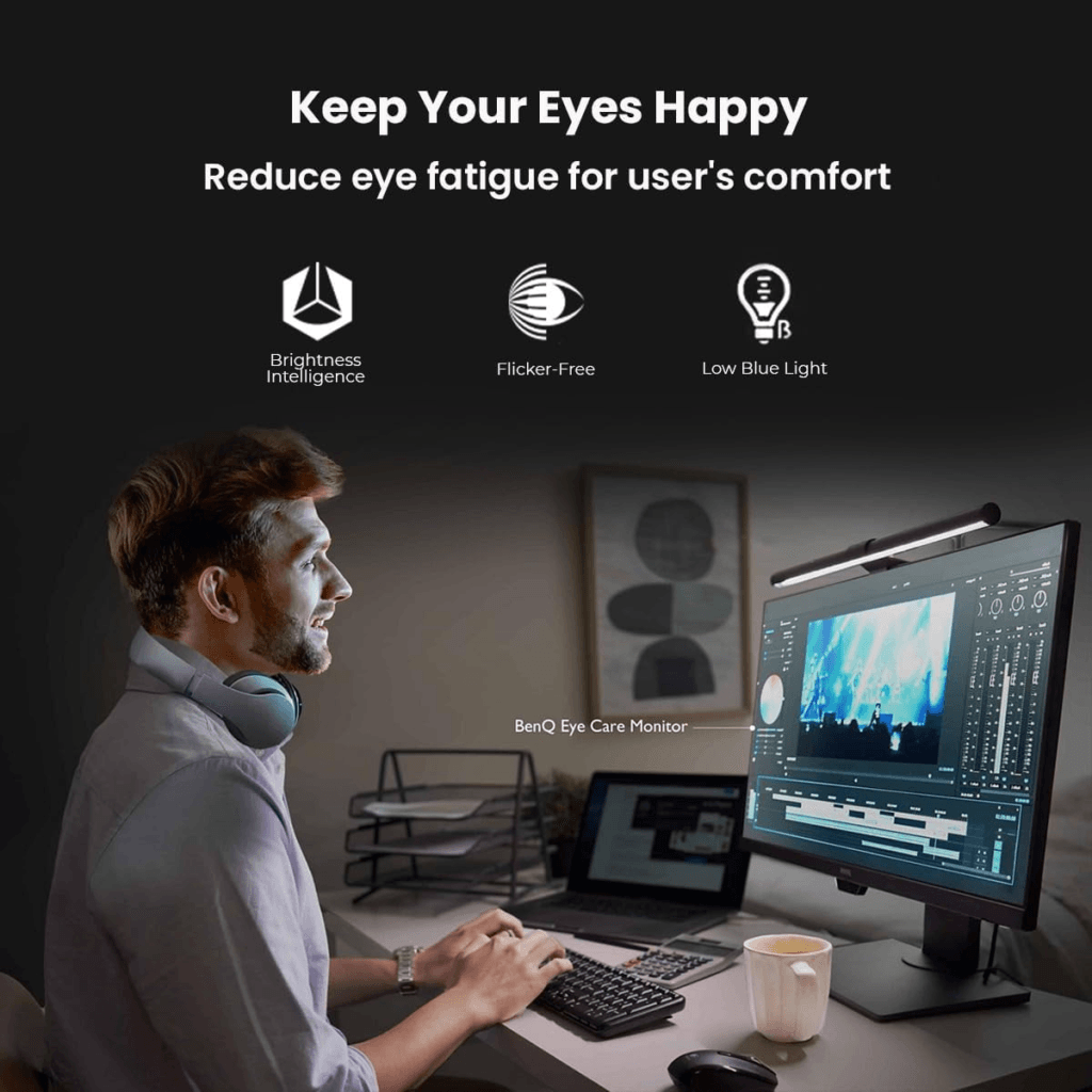 BenQ GW2480 Eye-Care Monitor — Best for All-Day Office Work