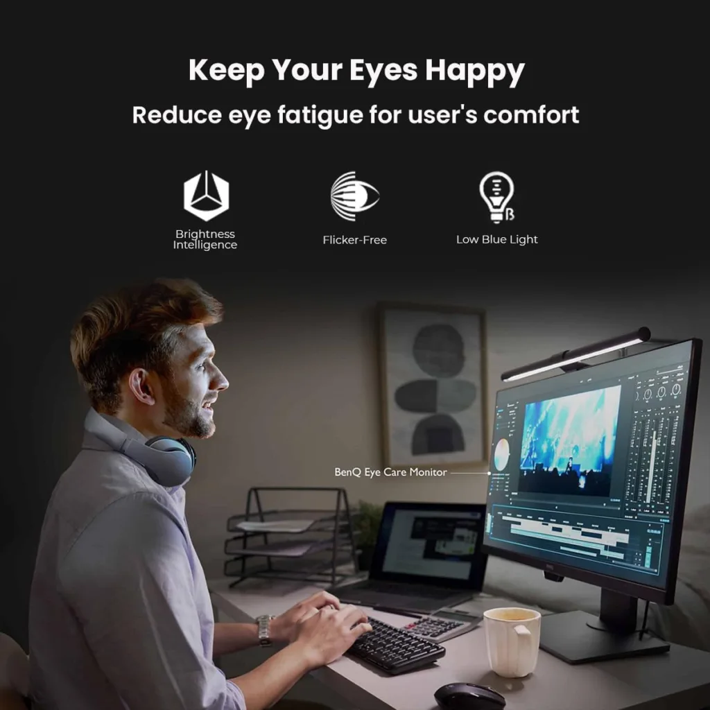 BenQ GW2480 Eye-Care Monitor — Best for All-Day Office Work