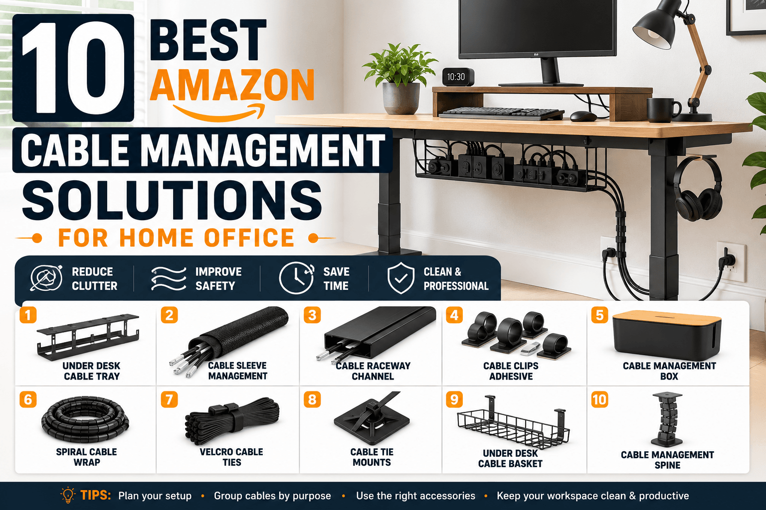 Best Amazon Cable Management Solutions for Home Office (2026 Honest Review)