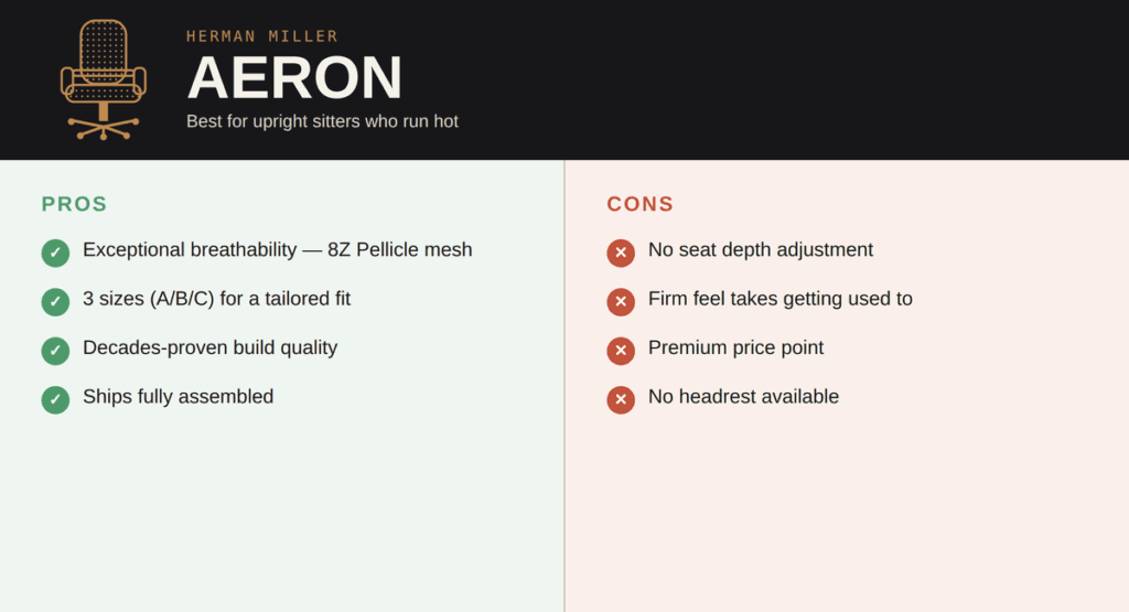 Herman Miller Aeron: Pros and Cons
