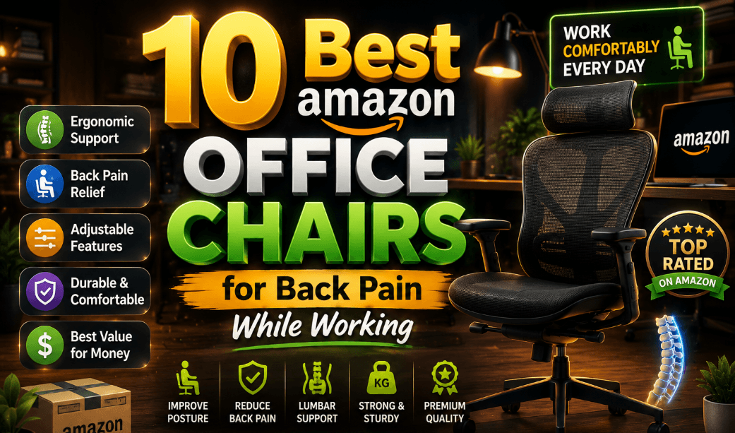 10 Best Amazon Office Chairs for Back Pain While Working