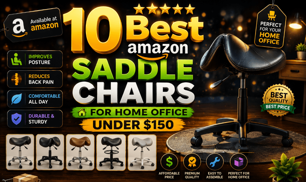 10 Best Amazon Saddle Chairs for Home Office Under $150
