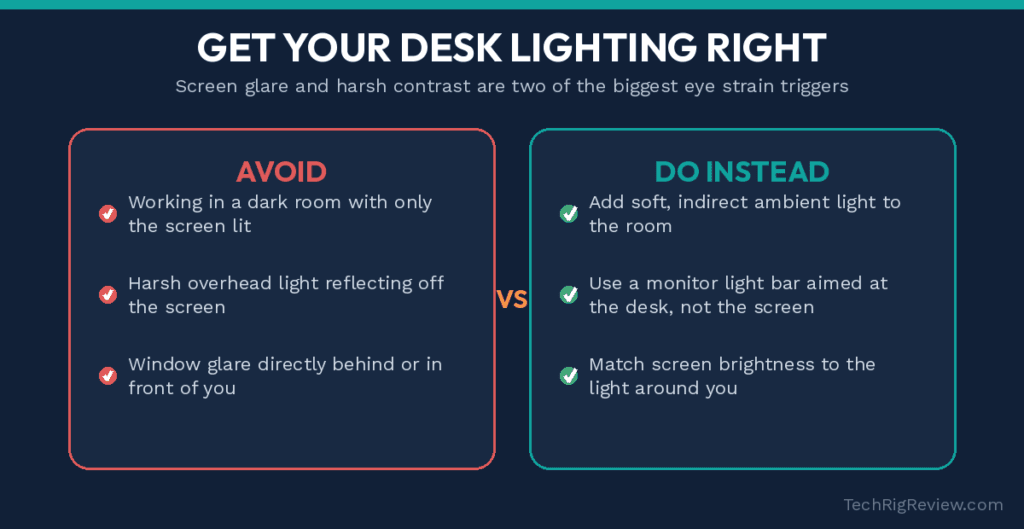 Fix Your Desk Lighting