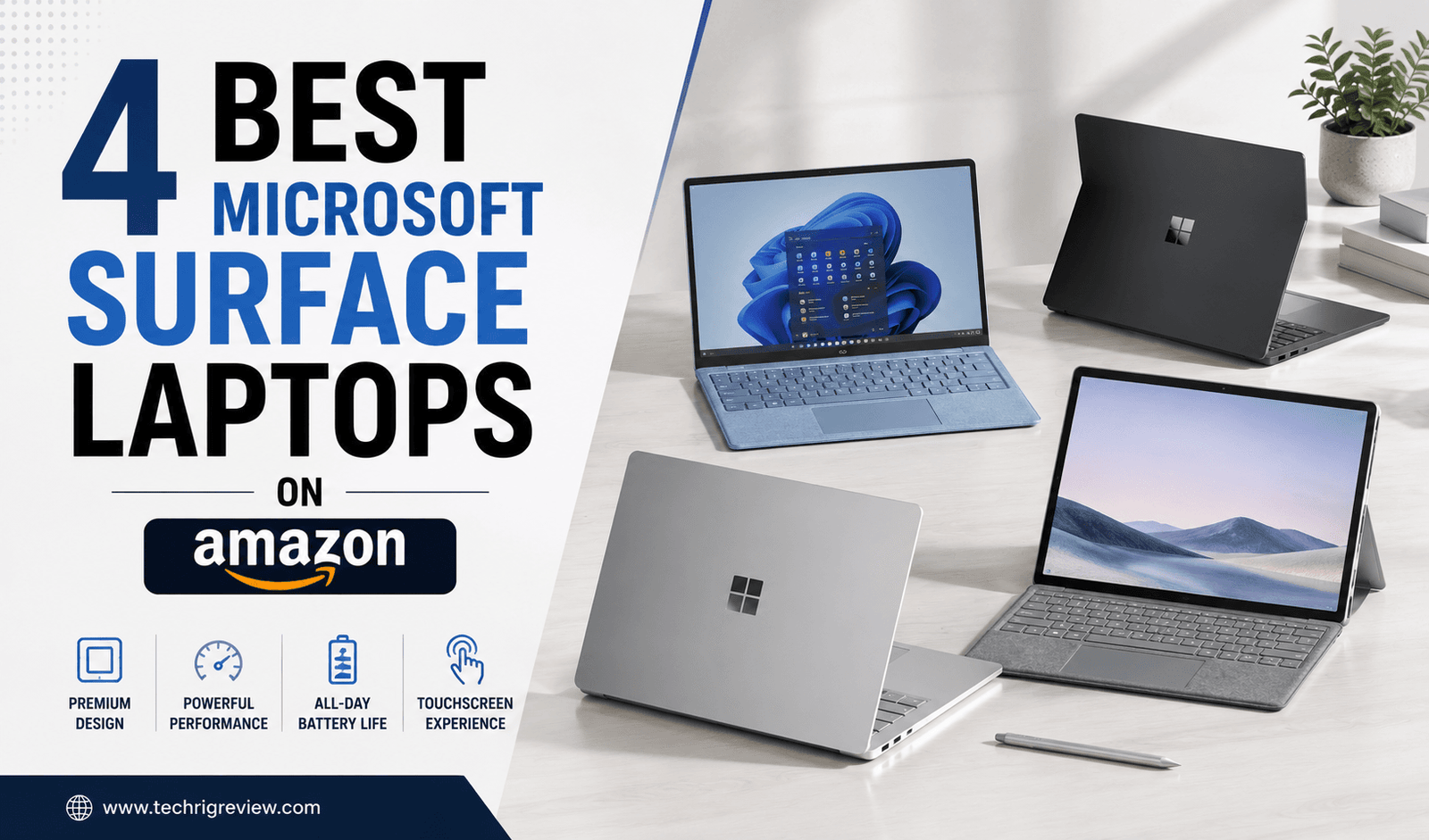 4 Best Microsoft Surface Laptops on Amazon in 2026
