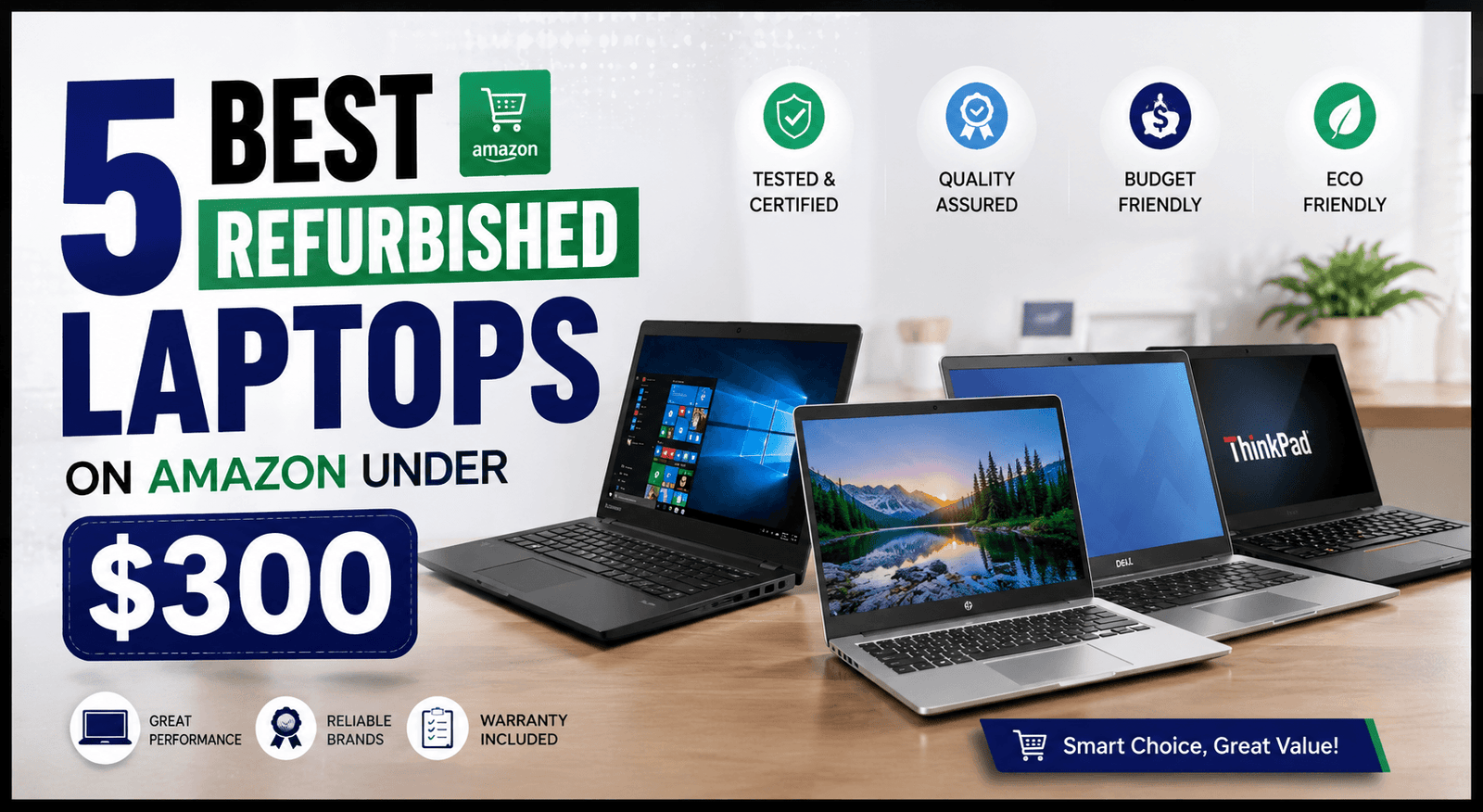 5 Best Refurbished Laptops on Amazon Under $300