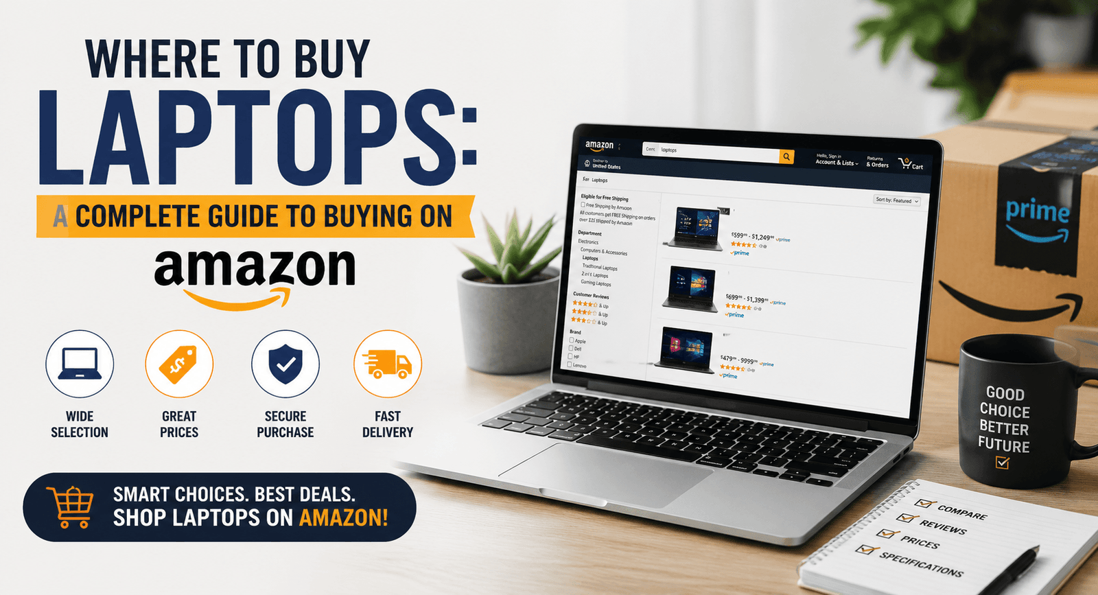 Where to Buy Laptops: A Complete Guide to Buying on Amazon