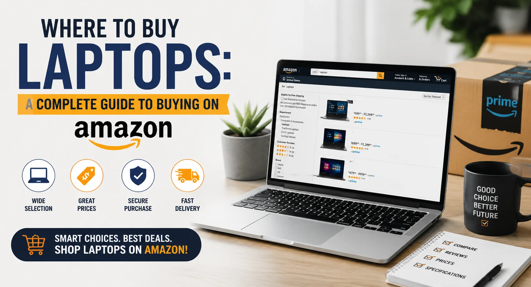 Where to Buy Laptops: A Complete Guide to Buying on Amazon