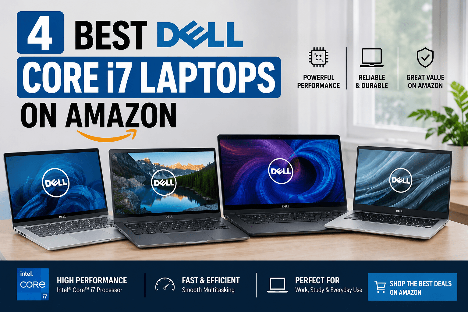 4 Best Dell Core i7 Laptops on Amazon in 2026