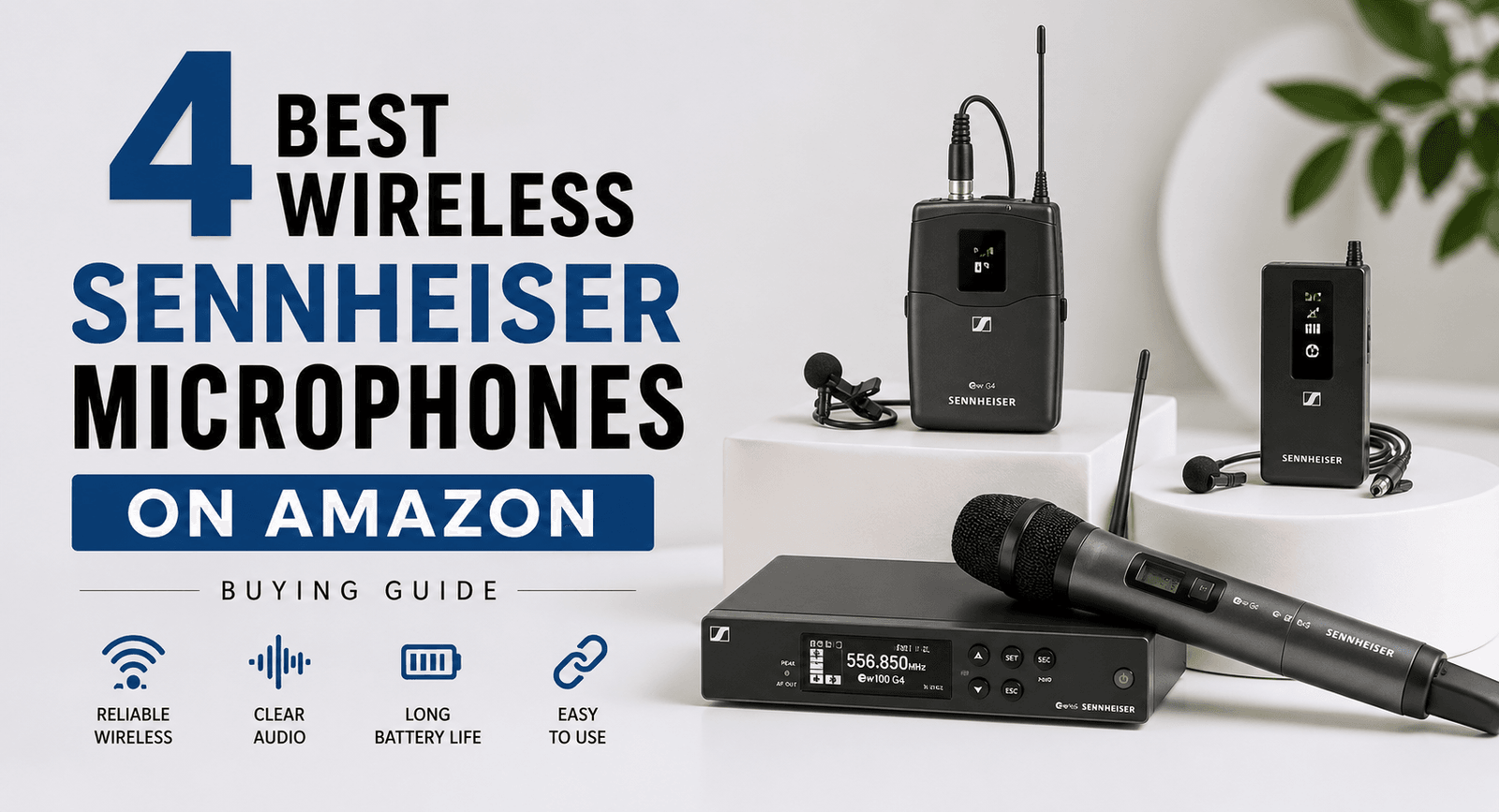 4 Best Wireless Sennheiser Microphones on Amazon in 2026
