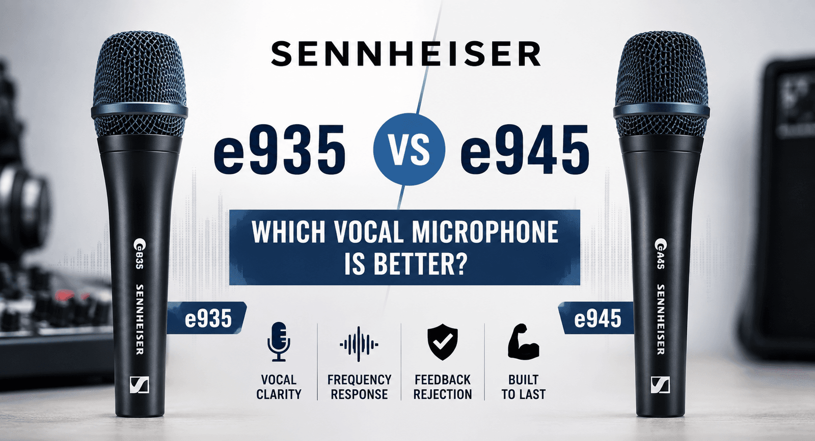 Sennheiser e935 vs e945: Which Vocal Microphone Is Better?
