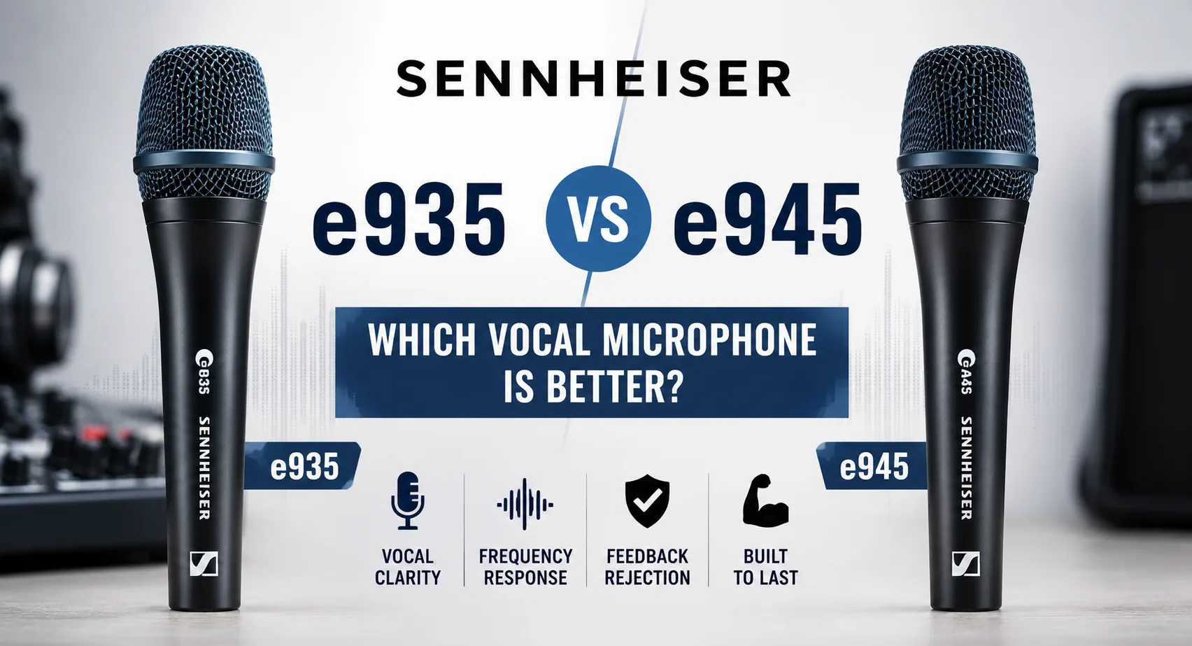 Sennheiser e935 vs e945: Which Vocal Microphone Is Better?