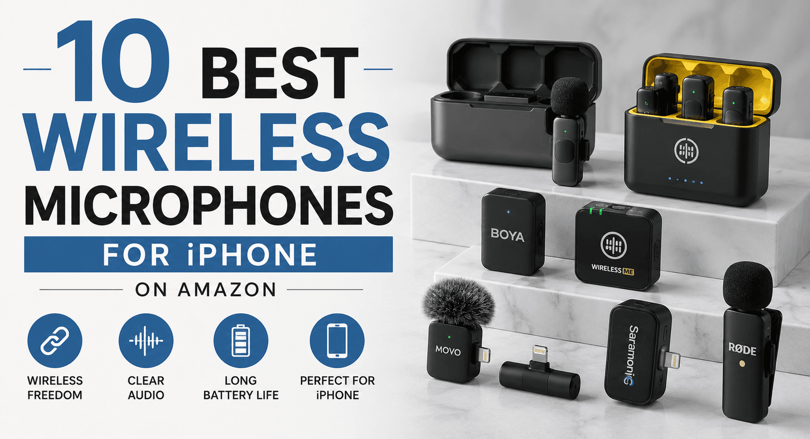 10 Best Wireless Microphones for iPhone on Amazon (2026)