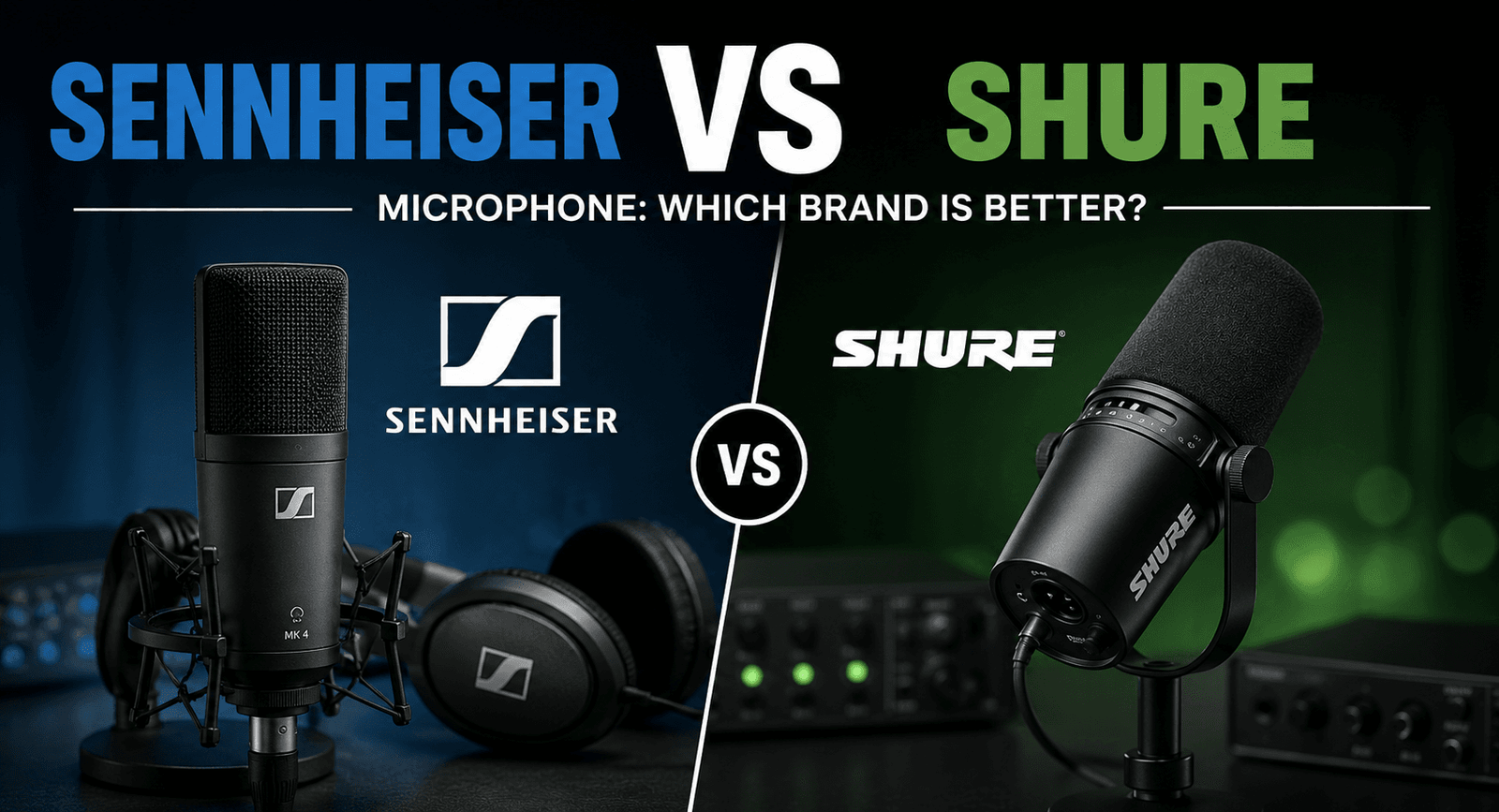 Sennheiser vs Shure Microphone: Which Brand Is Better?